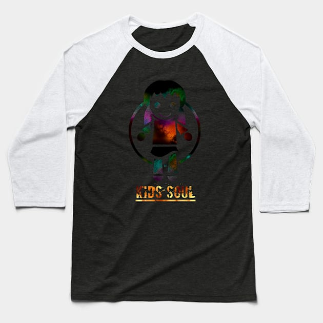 Kids Soul Baseball T-Shirt by ax-ale